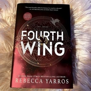 Holiday Edition Fourth Wing Book by Rebecca Yarros